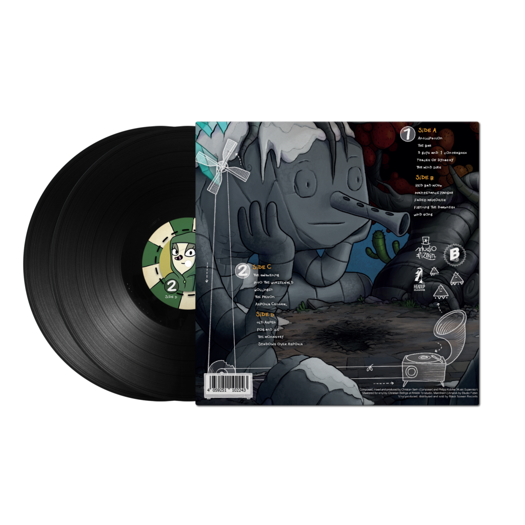 The Inner World - Back Cover + Black Records