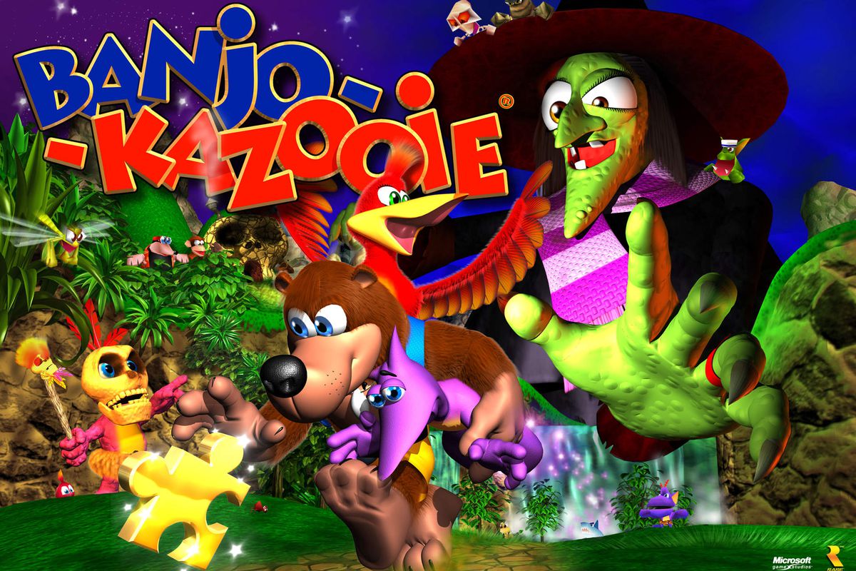 洋楽 BANJO-KAZOOIE ORIGINAL SOUND TRACK 4LP Banjo-Kazooie 4LP box set available from Fangamer - Blip Blop