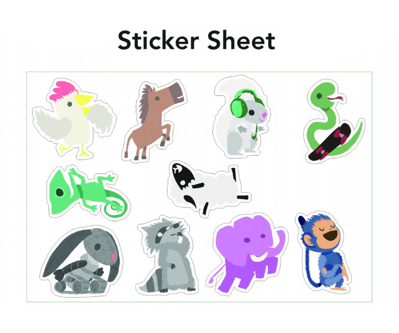 Ultimate Chicken Horse - Stickers
