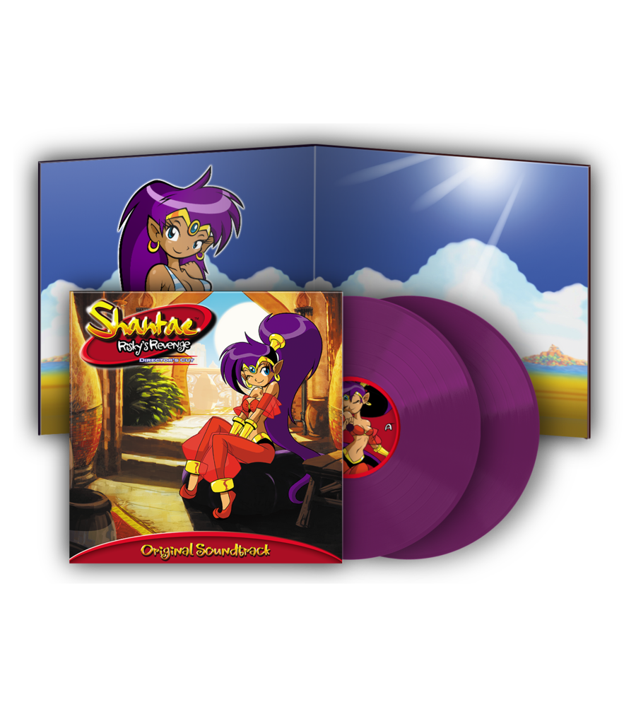 Shantae: Risky's Revenge - Front & Vinyl