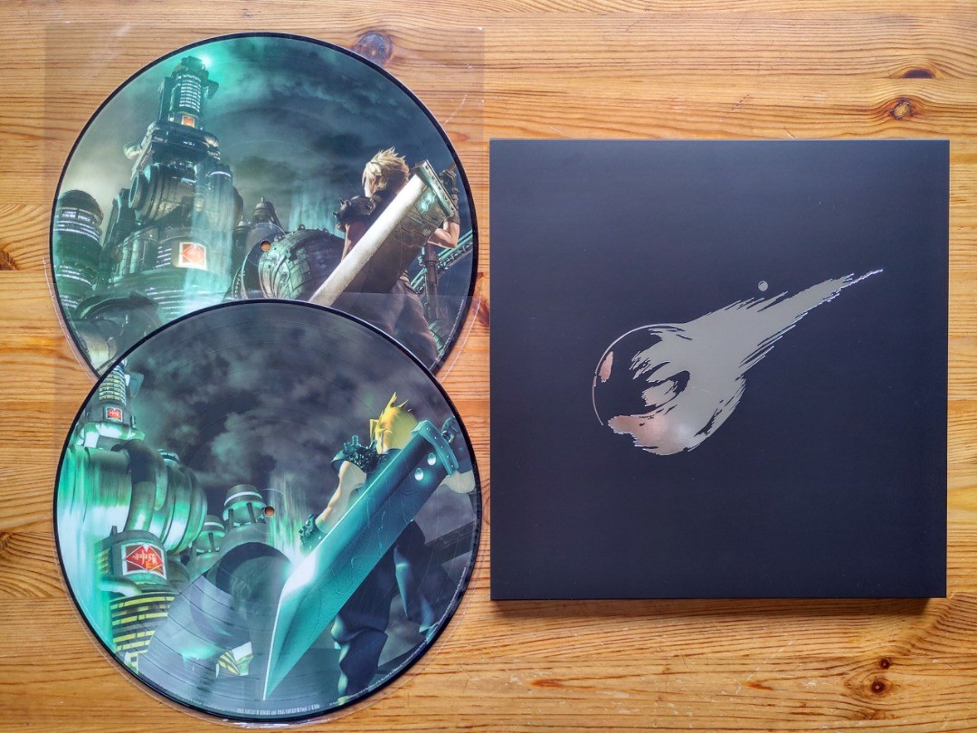 Album: Final Fantasy VII Remake And Final Fantasy VII Vinyl
Artist(s): Nobuo Uematsu
Label: Square Enix Music (@squareenix), 2020
Games: Final Fantasy VII, Final Fantasy VII Remake

There's little doubt that the Final Fantasy VII Remake is one of this year's most anticipated new video games. It's a new take on one of the most popular role-playing games. So of course expectations were also high among vinyl fans when they opened preorders for this vinyl set all the way back in July 2019.

This set includes 8 new arranged tracks from the Remake on one disc and 12 tracks from the original game on the other. Most of the Remake versions have their original counterparts featured on the other disc, so there's a good ground for comparison here. There's no need diving into a review of the original tracks as they're good. Very good. And most of you already know that. Thankfully the new arrangements for the Remake are great. They're mostly faithful to the original tracks while still bringing out the added benefits of a good orchestral arrangement.

The vinyl release here is not perfect, though. The initial price was a hefty (and gimmicky) Â¥7777 and well, it's a picture disc. However, the packaging is fantastic. It comes in a sturdy triple gatefold with textured, glossy finishing that looks like a Buster Sword and it's wrapped in a slipcase with the game's logo in silver foil. My own copy sounds quite alright for a picture disc, although there's a lot of nice on the last side. I've heard other people being less fortunate with theirs, though, so it does sound like it's an inconsistent press.

This is the Japanese press, which was likely pressed at Toyokasei. The new Western press, which is now shipping was pressed at GZ Media, so there may be some difference in the audio quality, although I only have this one for now, so I cannot compare.

#vinyl #instavinyl #vgmvinyl #vgm #videogamemusic #gaming #blipblop #records #gamemusic #soundtrack #music #videogamevinyl #vinylcollector #vinylcollection #vinylrecords #nowspinning #nowplaying #nowlistening #vinyljunkie #vinyligclub #igvinyl #finalfantasyvii #finalfantasyviiremake #ff7r #nobuouematsu #squareenix