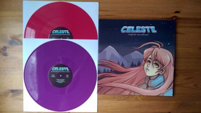 Album: Celeste Original Soundtrack
Artist(s): Lena Raine (@kuraine)
Label: Ship To Shore PhonoCo. (@stsphonoco), 2018
Games: Celeste

It feels a bit tricky to write about Celeste with it being so popular and me not having played it, but from what I've seen it's a well-designed and difficult precision platformer about the main character Madeline determined to climb the titular mountain Celeste while coming to terms with herself and her anxieties while doing so (again, haven't played it so bear with me on this). It's also one of the most popular and best reviewed indie games of 2018 - and it's got a kickass soundtrack on top of it!

The soundtrack is a wonderfully varied mostly electronic tour de force of tempi and emotions. I suppose it follows the in-game action with increased intensity in hectic platforming sections and more ambient tunes in the more emotional, reflective character scenes. The soundtrack starts and ends on a high for me with "First Steps" and "Reach For The Summit" being my two favorites, but everything in between ties it all together so very well. The way Lena Raine manages to mix piano sounds in with the electronics to create fragile, emotional atmospheres is gorgeous and still she manages to mix it brilliantly with some bangers as well. It's worth noting that the full original soundtrack is a bit too long to fit on a 2LP, so some tracks were cut with others slightly edited by Raine herself to make the listening experience of the vinyl release cohesive on its own.

My copy is from the original run and is on "Madeline and Badeline" red and purple colored vinyl. It's housed in a gatefold jacket with some really lovely design by @amorabettany. It sounds lovely and it really is a great soundtrack. I believe it's at its final pressing now, so don't wait too long to grab a copy if you find one in stock. It's worth it!

#vinyl #instavinyl #vgmvinyl #vgm #videogamemusic #gaming #blipblop #records #gamemusic #soundtrack #music #videogamevinyl #vinylcollector #vinylcollection #vinylrecords #nowspinning #nowplaying #nowlistening #vinyljunkie #vinyligclub #igvinyl #celeste #lenaraine #shiptoshorephonoco #amorab #exokgames