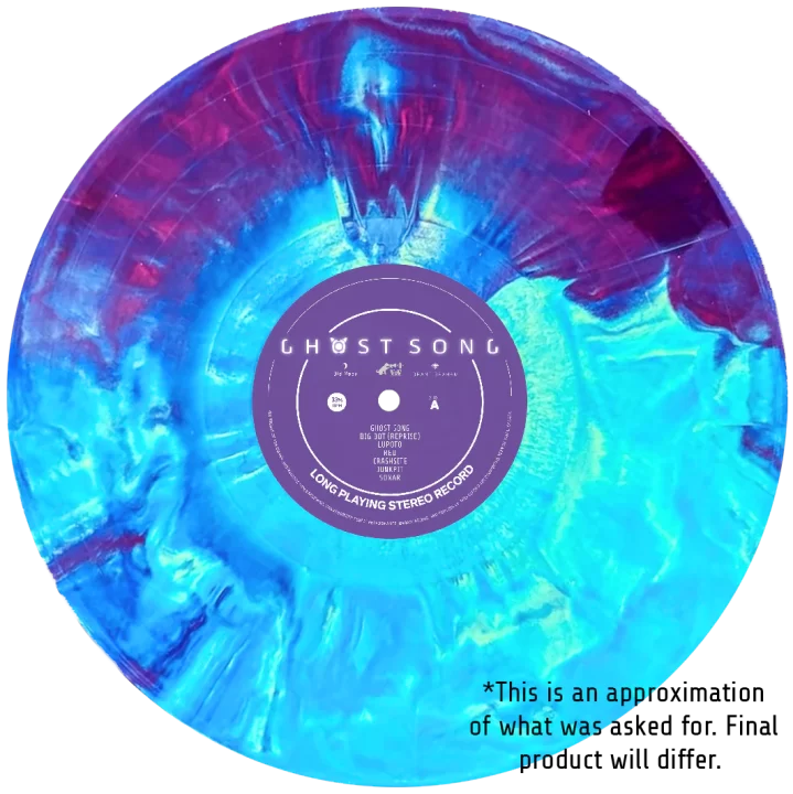 Ghost Song - Vinyl, Swirl Mockup