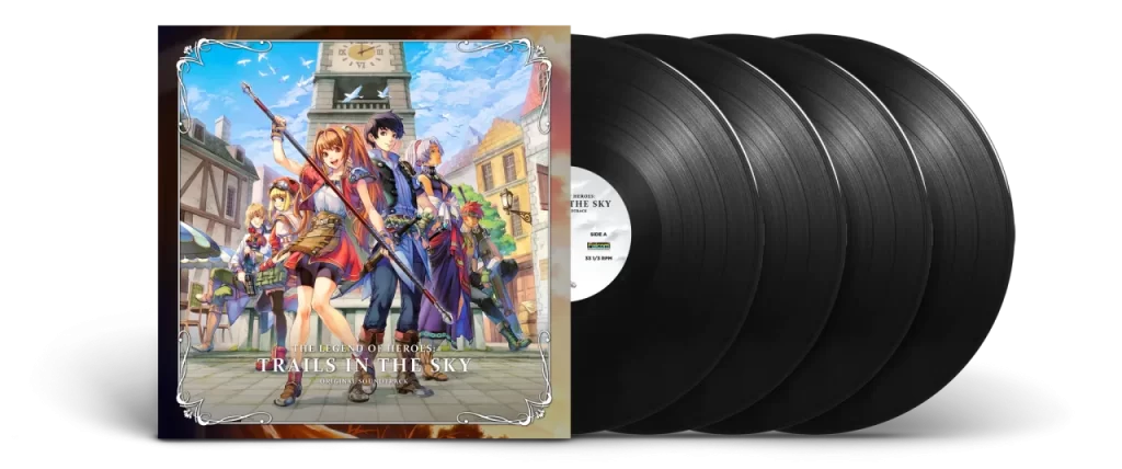 The Legend Of Heroes: Trails In The Sky FC - Front, Black Vinyl