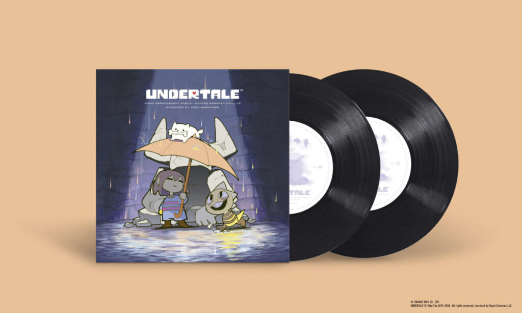 Undertale Piano Arrangement Album: Echoes Beneath - Front