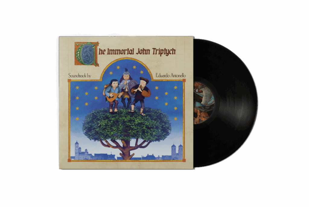 The Immortal John Triptych - Front, Black Vinyl