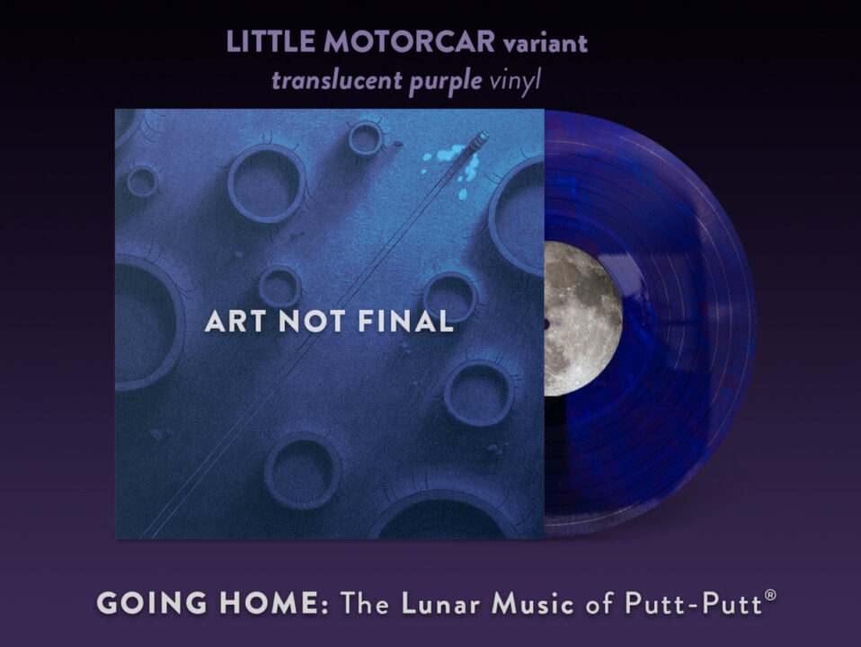 Going Home: The Lunar Music Of Putt-Putt - Front, Purple